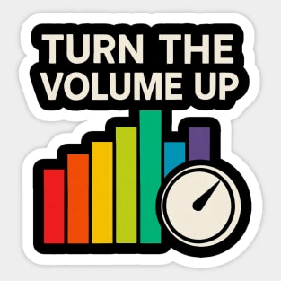 Turn The Volume Up – Color Equalizer & Knob Sticker